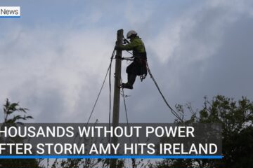 Thousands without power after Storm Amy hits Ireland Thousands without power after Storm Amy hits Ireland