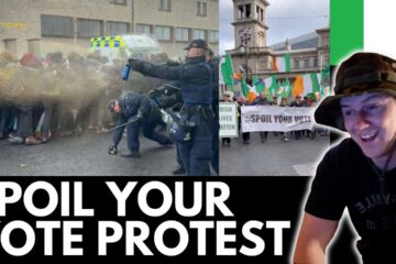 Spoil The Vote Protest In Dublin, Ireland Success