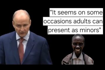 Micheál Martin speaks in the Dáil about migrants arriving to Ireland and pretending to be children