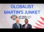 Martin’s G20 junket and his “media” Global challenge fund exposed