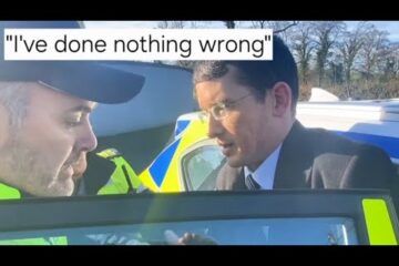 Enoch Burke is arrested by Gardai outside Wilson Hospital School Co. Westmeath