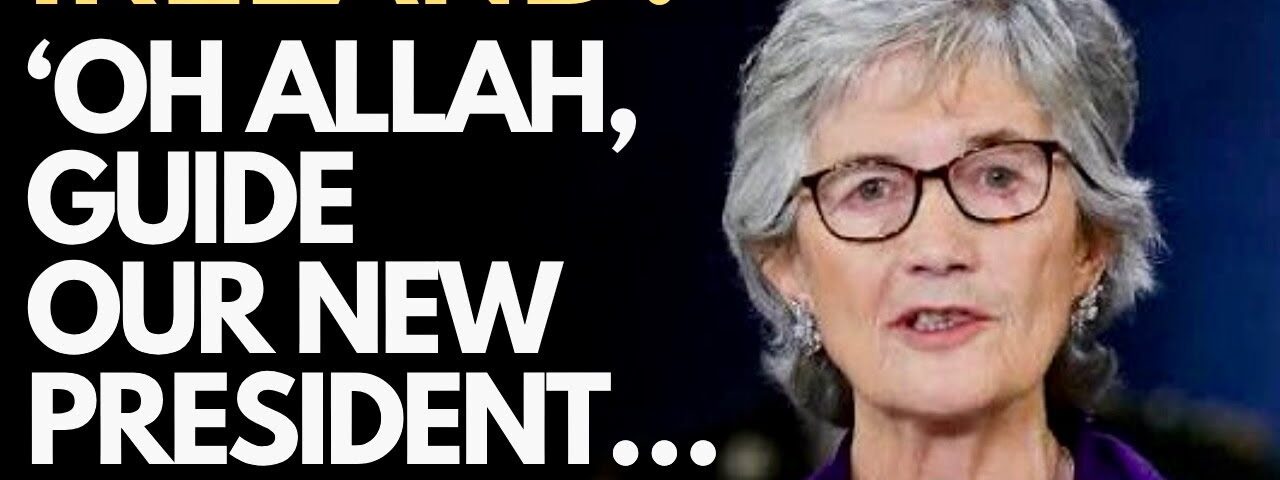 Atheist Catherine Connolly swears Presidential Oath to Almighty God; is blessed by Muslim cleric