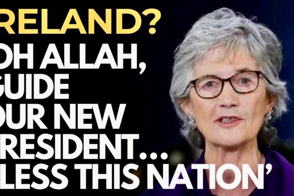 Atheist Catherine Connolly swears Presidential Oath to Almighty God; is blessed by Muslim cleric