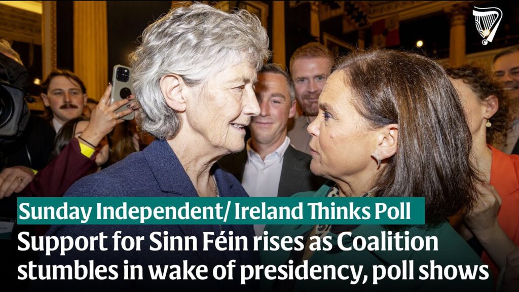 Support for Sinn Féin rises as Coalition stumbles in wake of presidency, poll shows