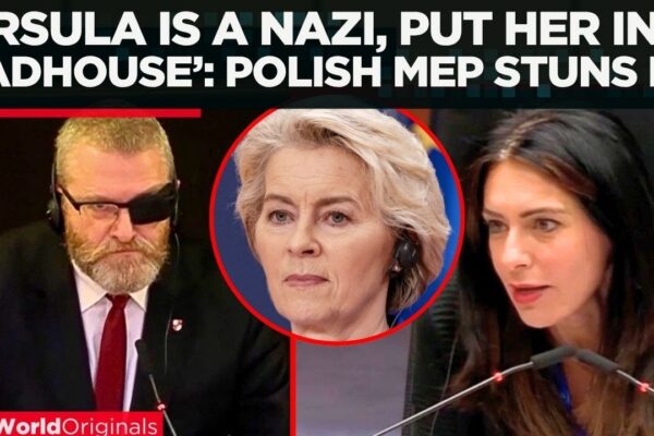 EU SILENCES CRITICISM? Polish MEP’s Mic Cut Sparks Fury After He Calls Ursula Reichsführerin’