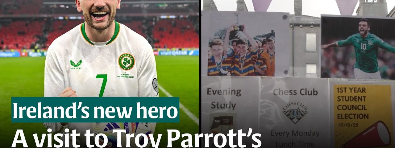 ‘Hopefully I can follow in his footsteps’ – A trip to Troy Parrott’s old school