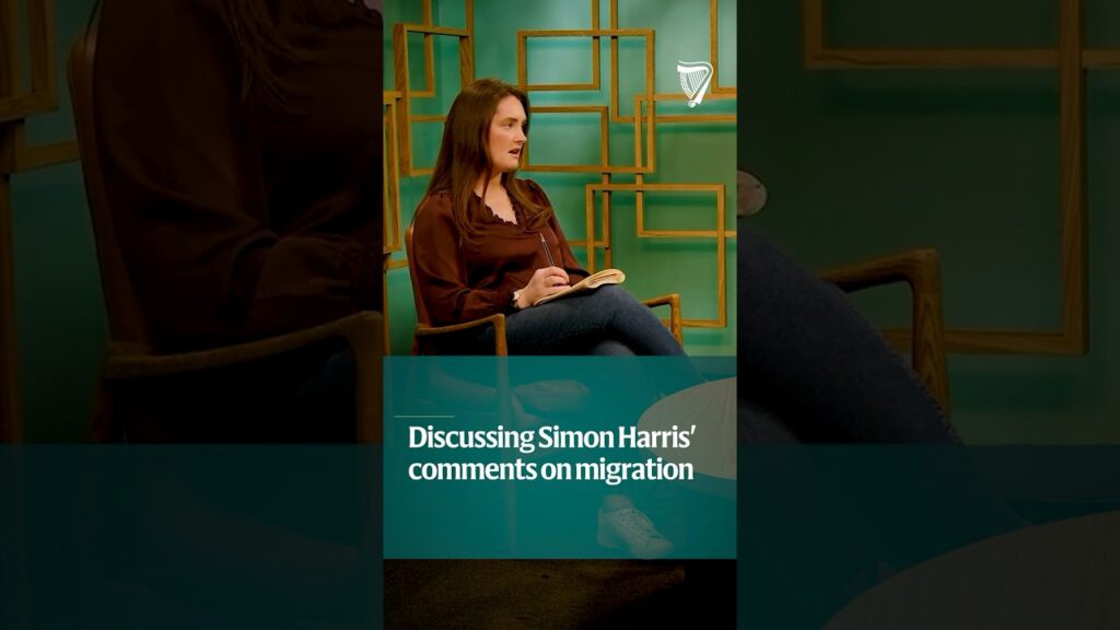 Discussing Simon Harris’ comments on migration