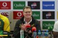Springbok post-match media conference in Dublin
