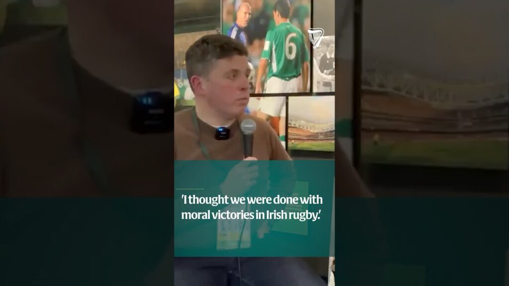 ‘I thought we were done with moral victories in Irish rugby.’