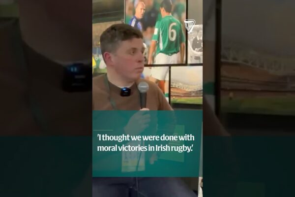 ‘I thought we were done with moral victories in Irish rugby.’