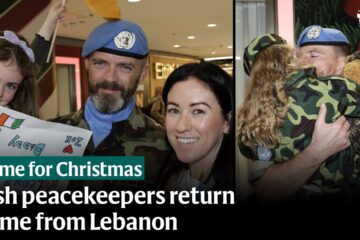 Joyous scenes as Irish peacekeepers return home from Lebanon