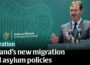Jim O’Callaghan outlines Ireland’s new migration policies