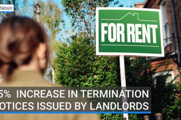 35% increase in termination notices issued by landlords