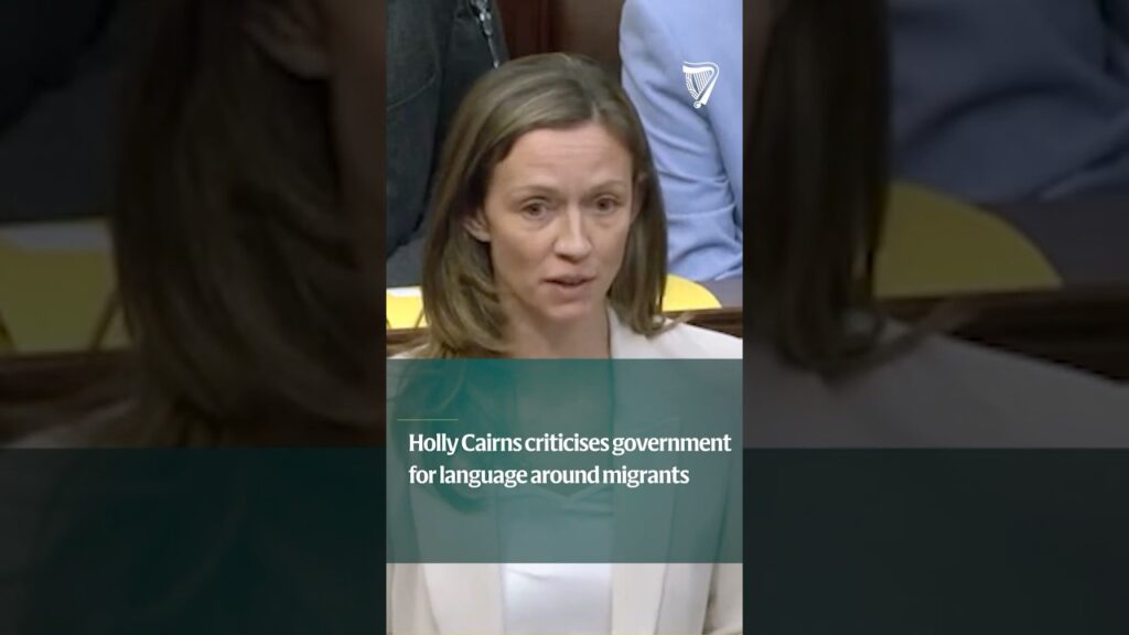 Holly Cairns hits out at government for language on migrants