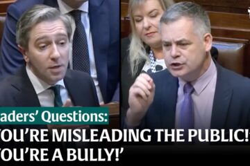 ‘Bully-boy Pearse!’ Harris & Doherty clash in the Dáil