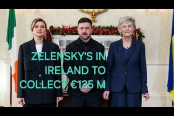 Zekensky in Ireland to collect another €125 Million from the Political stooges