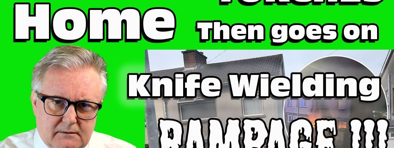 Somali MAN Torches Home then goes on Knife Wielding RAMPAGE !!