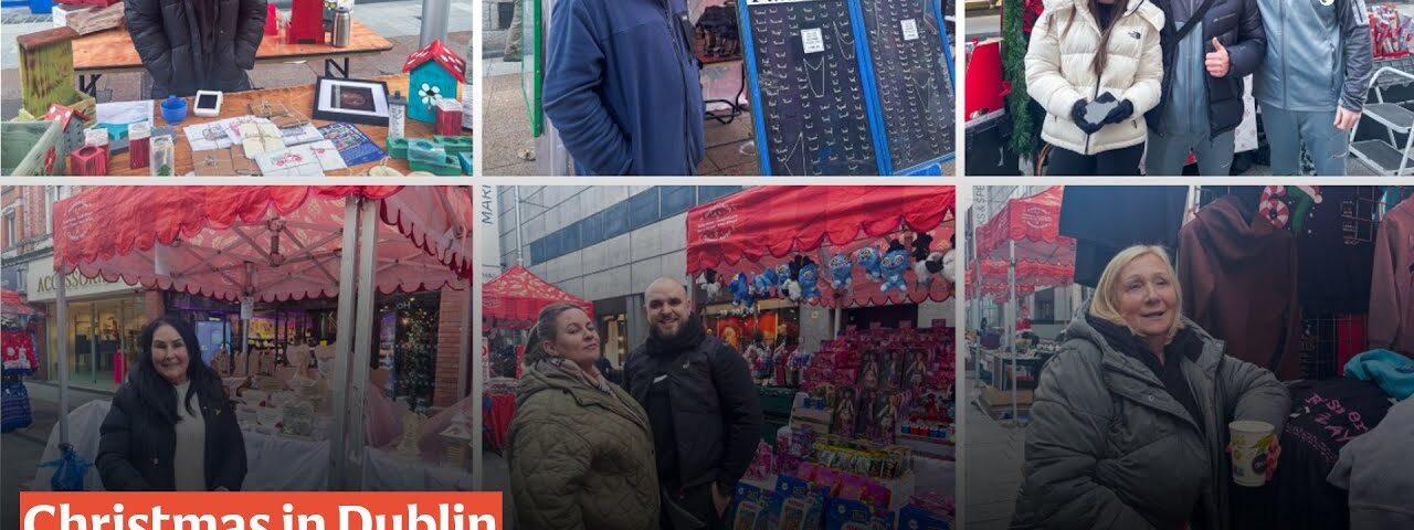 ‘It’s the old Dublin spirit’ – Henry Street Christmas market traders embrace the festive period