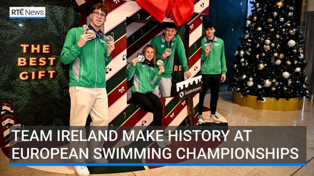 Team Ireland make history at European Swimming Championships