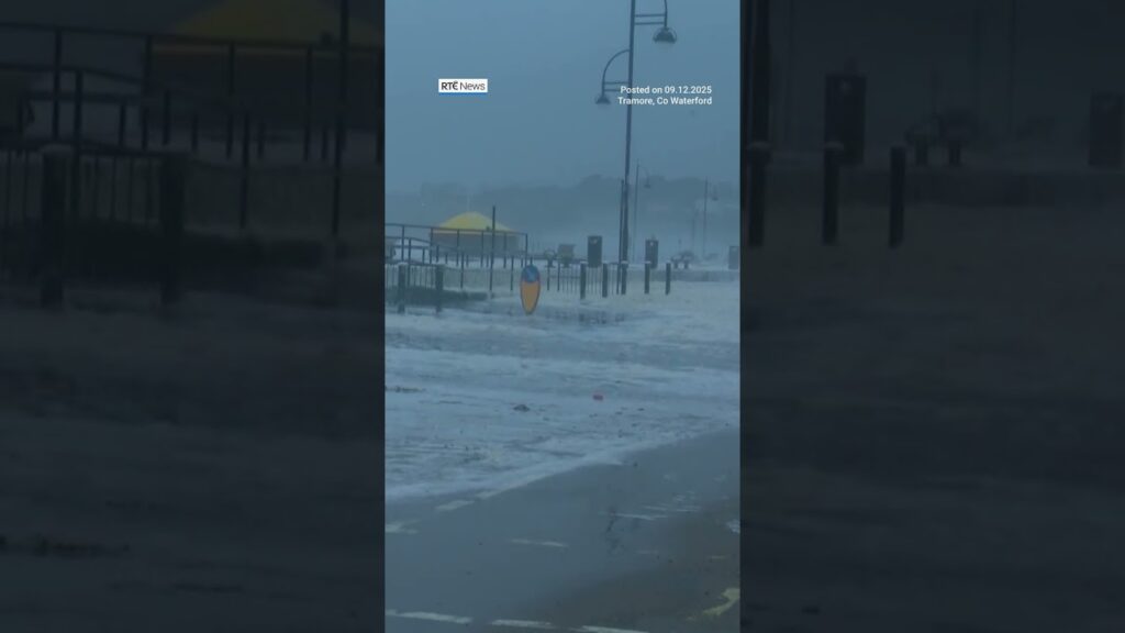 Storm Bram hits Co Waterford coast