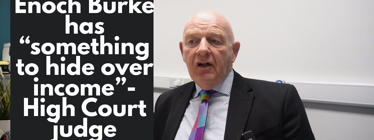 Enoch Burke “has something to hide” over his income and “telliing lies”