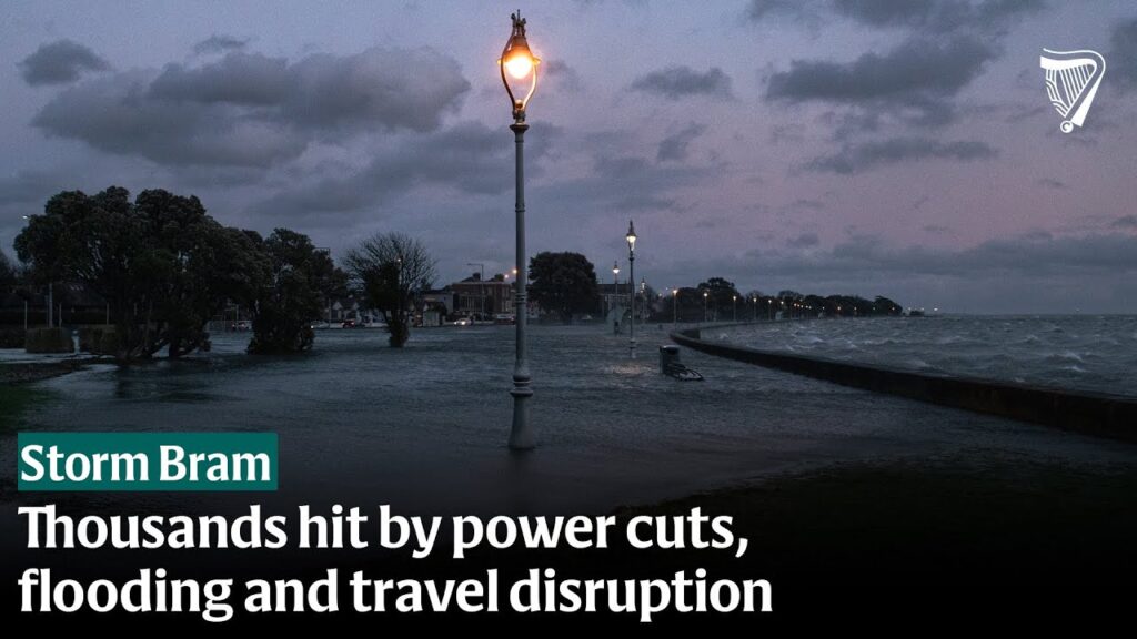 Storm Bram hits Ireland