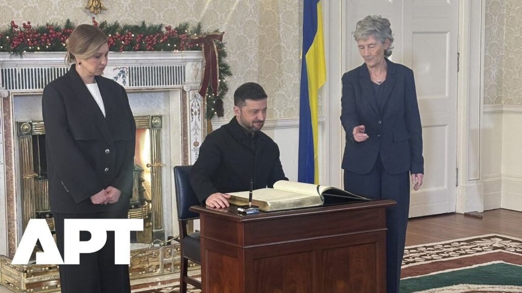 Zelensky Welcomed by Ireland’s Connolly as Kyiv Strengthens Ties on First Official Visit