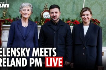 President Zelensky visits Republic of Ireland to launch economic forum with Micheál Martin