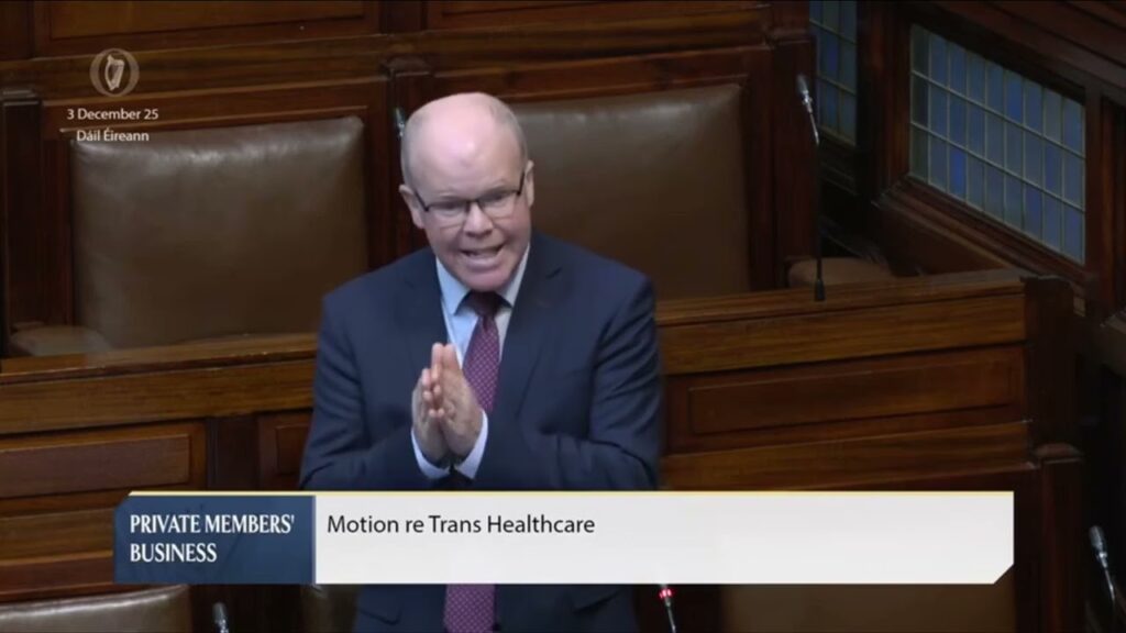 The Government is supporting the hard lefts’ Trans ideology bill, which would do enormous damage.