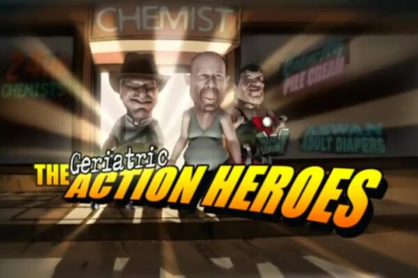 ‘The Geriatric Action Heroes’ with Harrison Ford, Bruce Willis, Sylvester Stallone Adult Cartoon