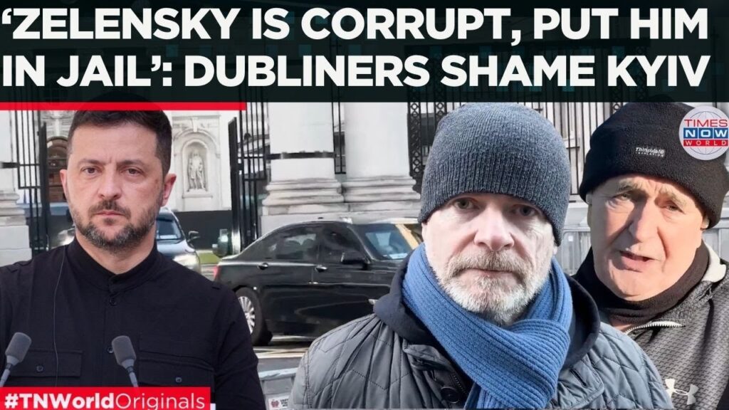 ZELENSKY’S DUBLIN VISIT BACKFIRES? Locals Accuse Him of Mass Deaths and Deep State Corruption